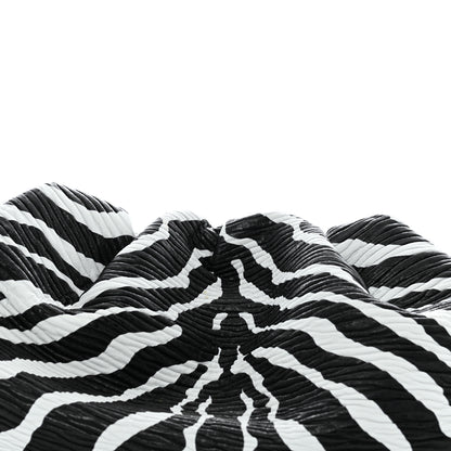 Bottega Veneta Nappa Zebra Print The Pouch Oversized Clutch White Black 8 of 8