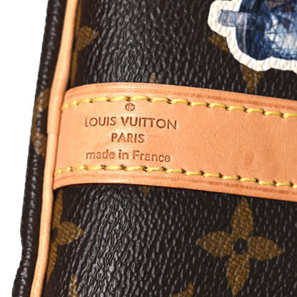 Louis Vuitton Monogram My World Tour Speedy Bandouliere 30 6 of 10