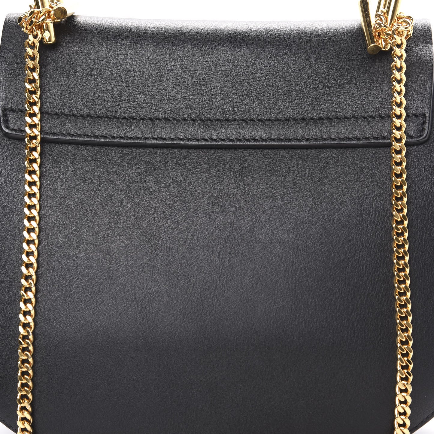 Suede Calfskin Mini Drew Shoulder Bag Black
