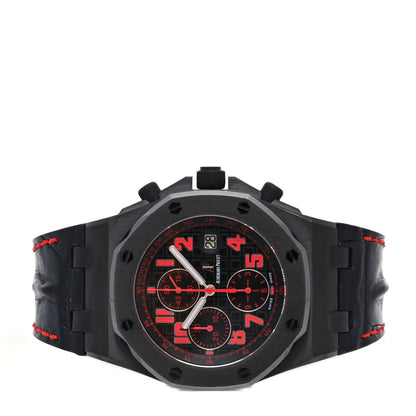 Audemars Piguet PVD Stainless Steel Calfskin 42mm Royal Oak Offshore Las Vegas Strip Automatic Watch Black 26186SN.OO.D101CR.01 2 of 6