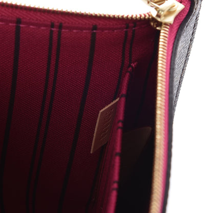 Louis Vuitton Monogram Neverfull MM GM Pochette Pivoine 8 of 8