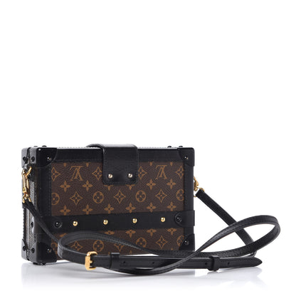 Louis Vuitton Monogram Petite Malle Black 3 of 9