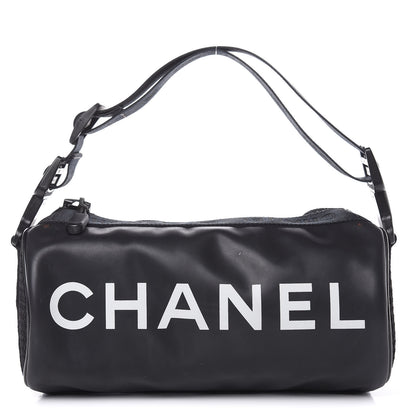 Chanel Rubber Nylon Mesh Small Sport Duffle Black 1 of 13