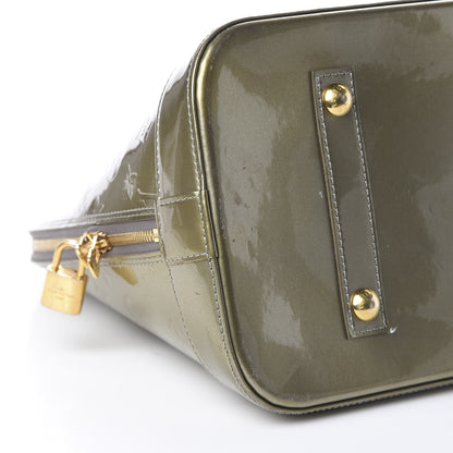 Louis Vuitton Vernis Alma GM Gris Art Deco 5 of 8