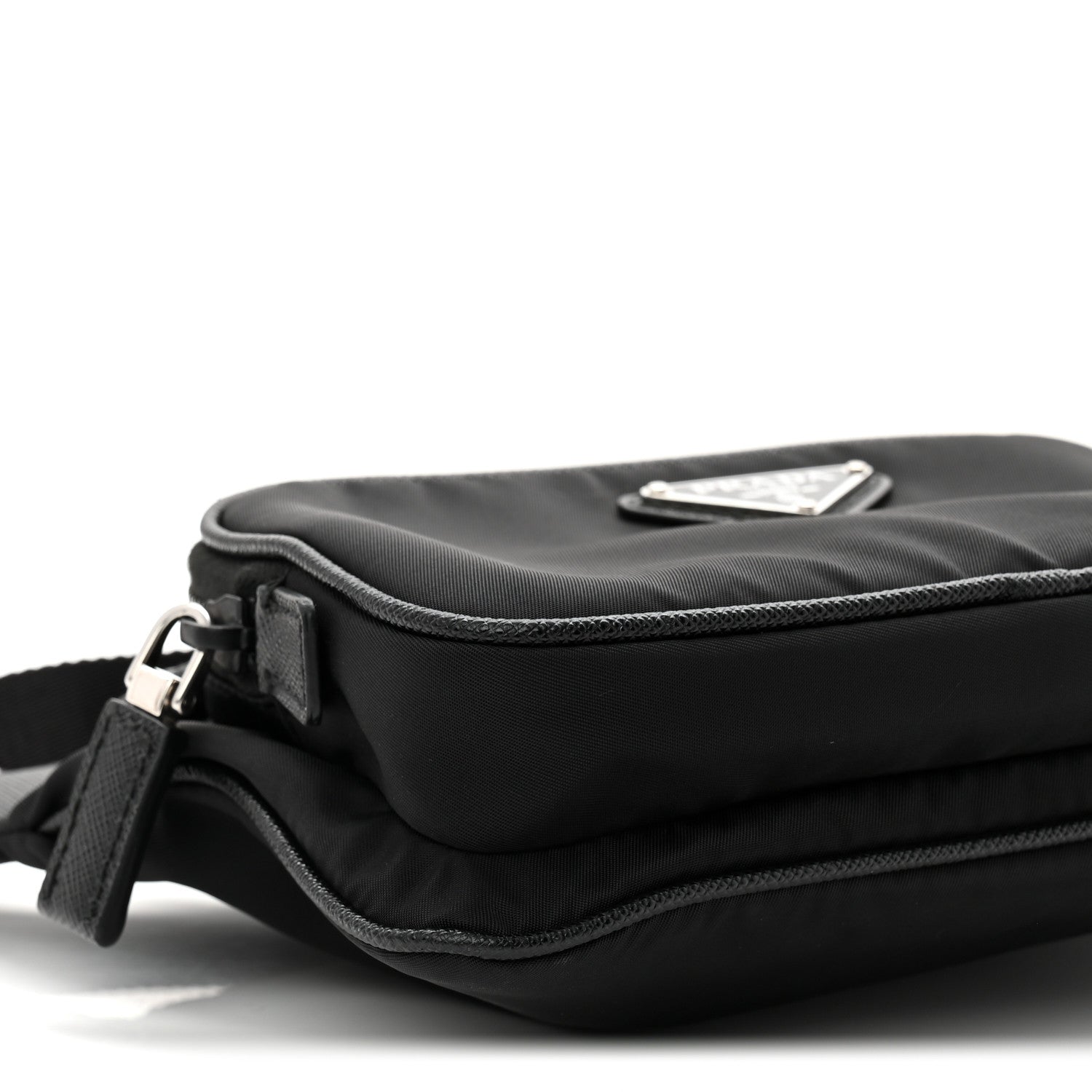 Prada Re-Nylon Saffiano Belt Bag Black 8 of 10