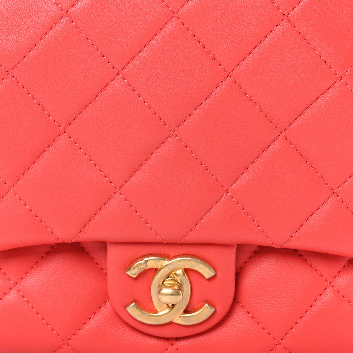 Chanel Lambskin Quilted Side-Packs Red 10 of 14