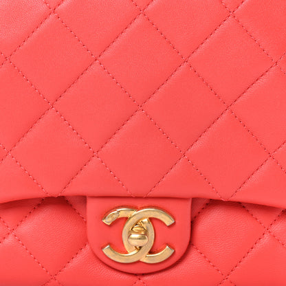 Chanel Lambskin Quilted Side-Packs Red 10 of 14