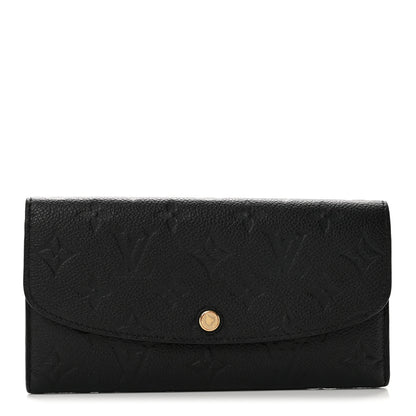 Louis Vuitton Empreinte Emilie Wallet Black Dune 1 of 9