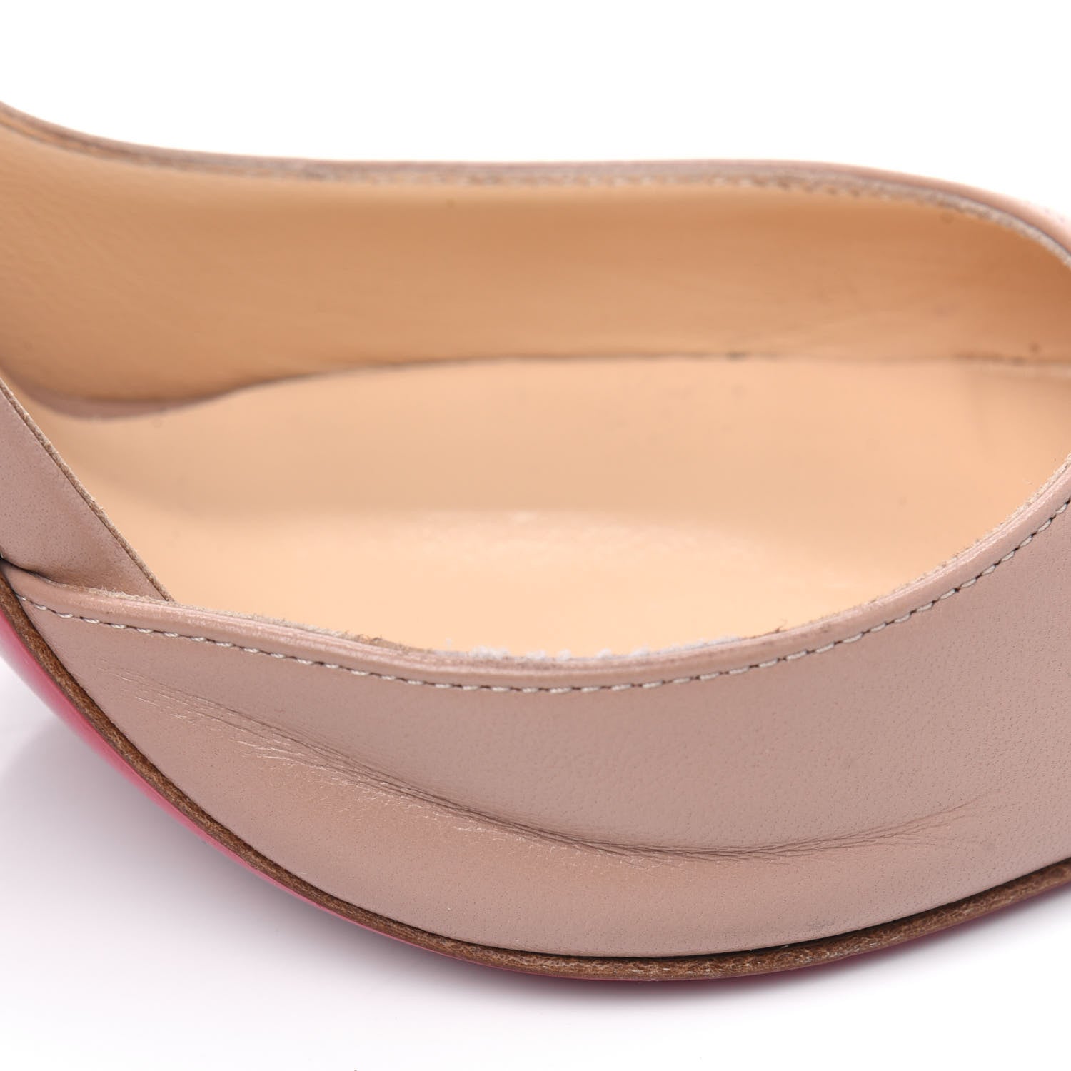 Christian Louboutin Nappa Iriza 100 Pumps 37.5 Nude 17 of 21