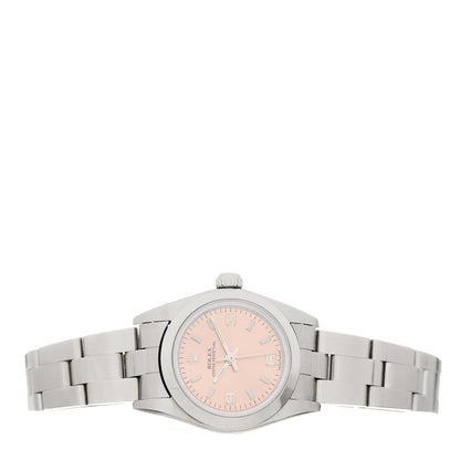 Rolex Stainless Steel 24mm Oyster Perpetual Watch Pink 76080 2 of 4