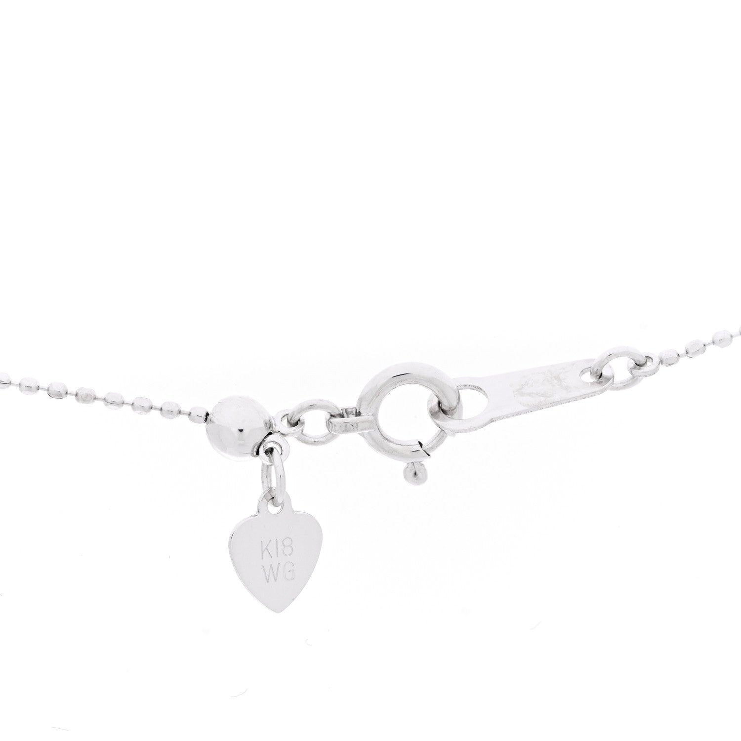 Roberto Coin PARKER & WEST BY FASHIONPHILE 18K White Gold Diamond .78ctw Halo Pendant Necklace 5 of 5