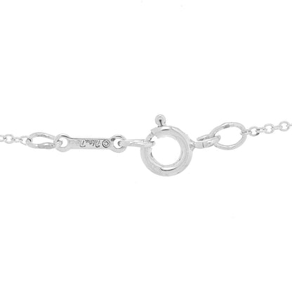 Tiffany Sterling Silver Diamond Paloma Picasso Love and Kisses Bar Pendant Necklace 4 of 5