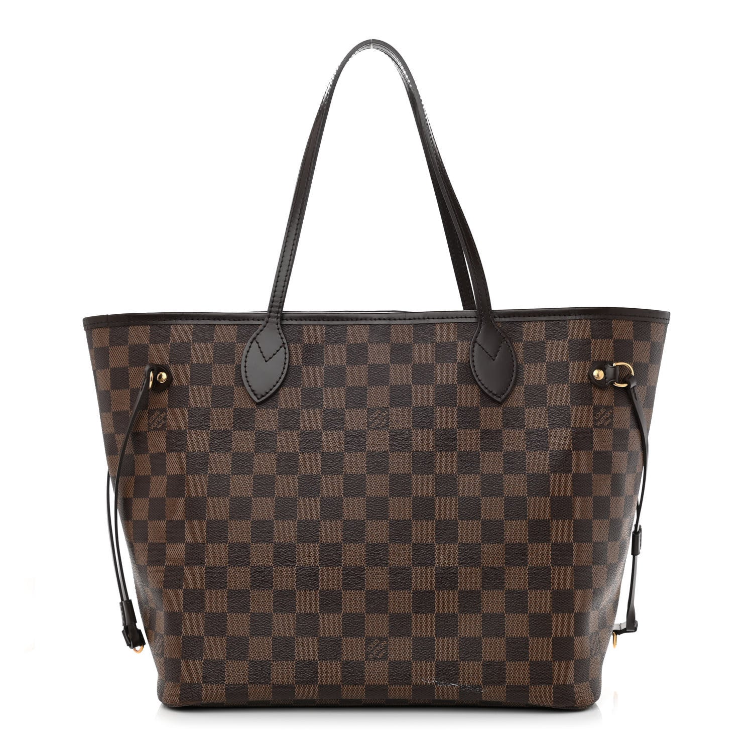 Louis Vuitton Damier Ebene Neo Neverfull MM Rose Ballerine 1 of 8
