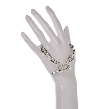 Hermes Sterling Silver GM Chaine D'Ancre Bracelet 14 2 of 6