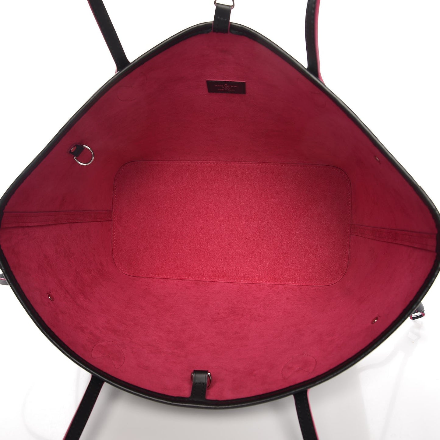 Epi Neverfull MM Black Hot Pink