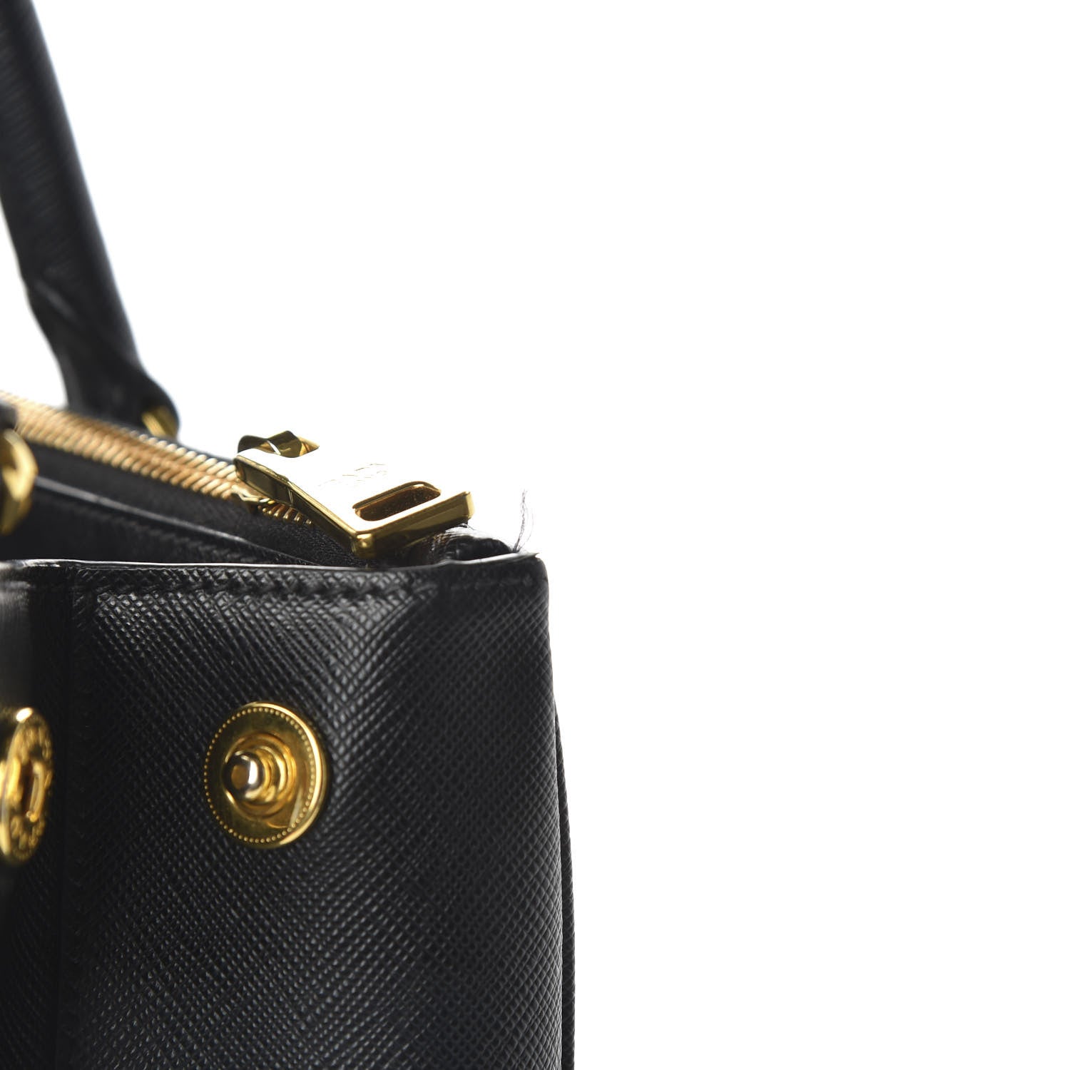 Prada Saffiano Large Galleria Double Zip Tote Black 12 of 12