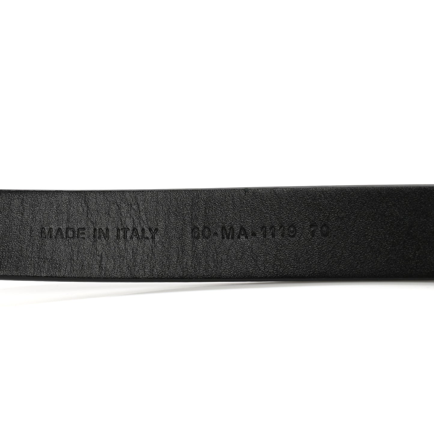 Calfskin Saddle Belt 70 Black