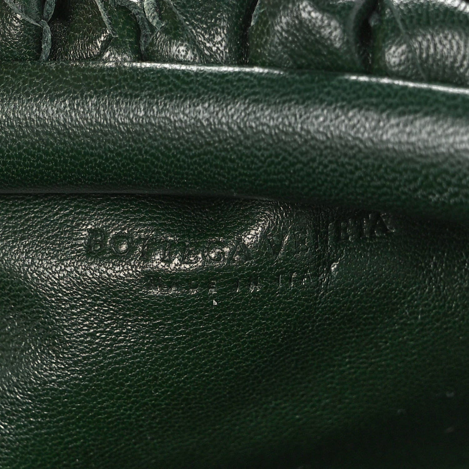 Bottega Veneta Nappa Intrecciato The Mini Pouch Bottle Green 6 of 10