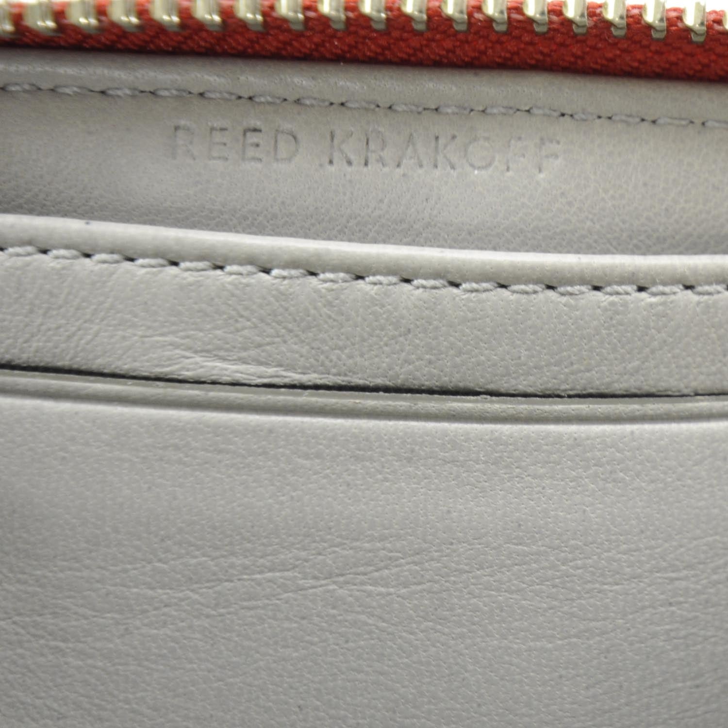 FASHIONPHILE REEDKRAKOFFLeatherCompactRibbonWalletRed 7 of 7