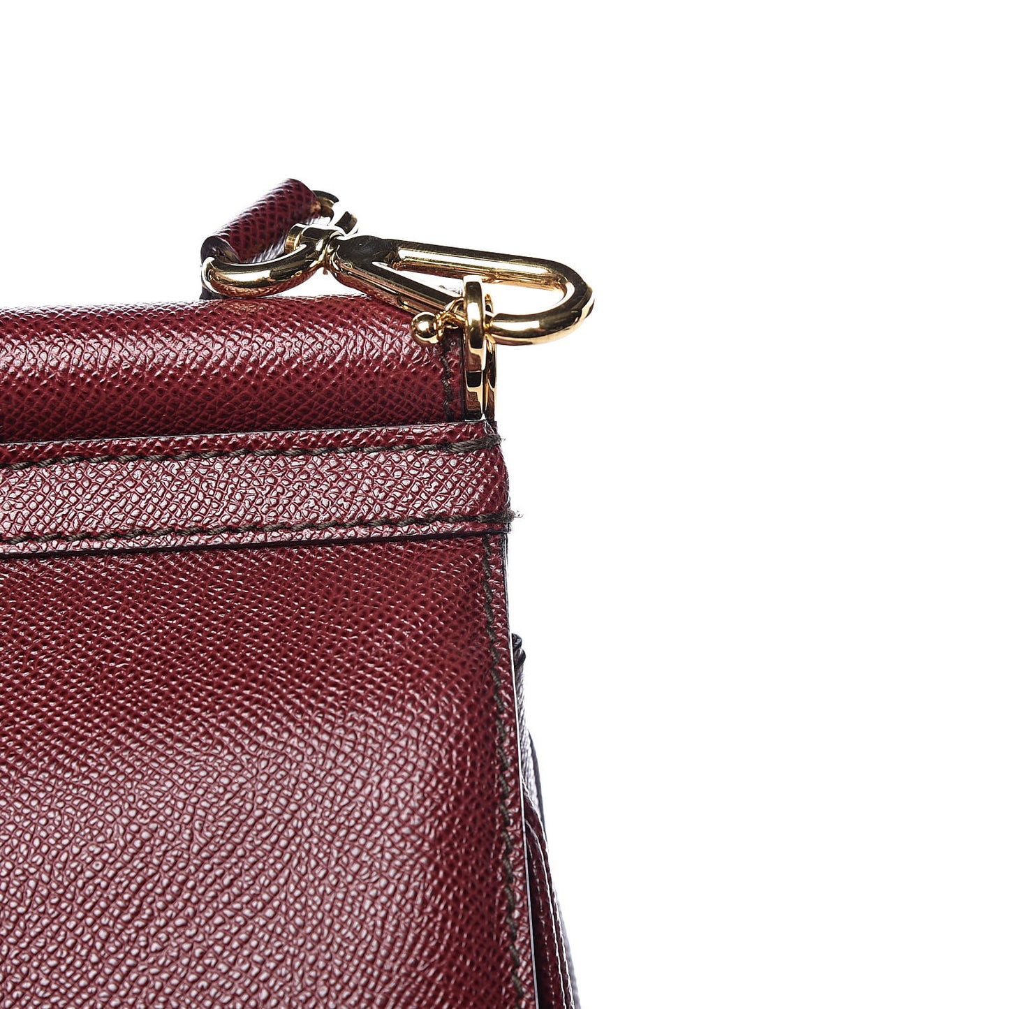 Dauphine Large Miss Sicily Satchel Burgundy