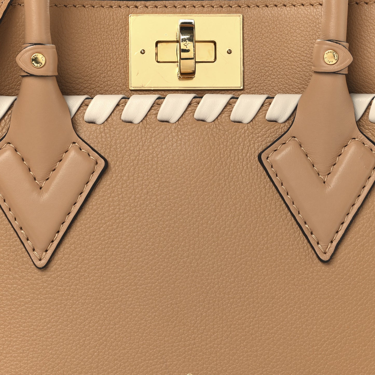 Calfskin Mahina Braided On My Side PM Arizona Brown