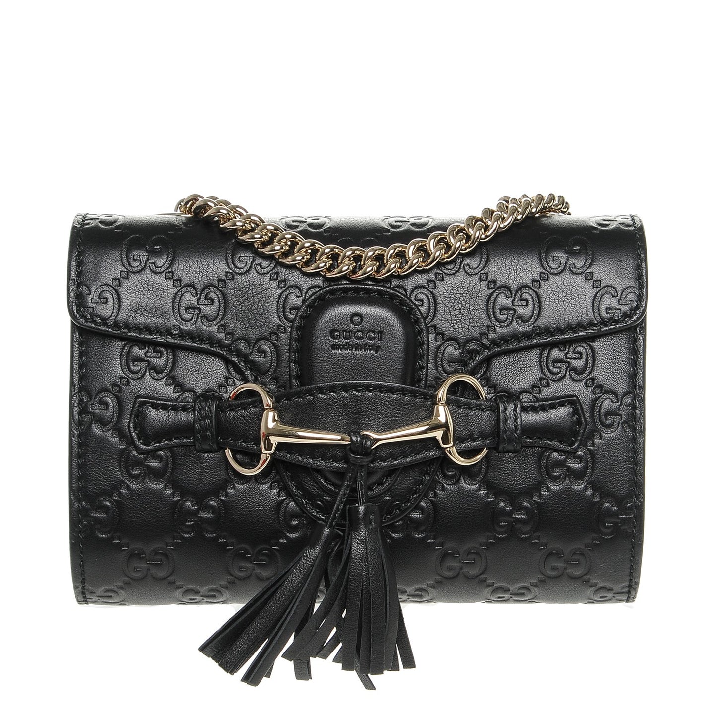 Guccissima Mini Emily Shoulder Bag Black