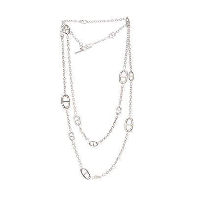 Hermes Sterling Silver Farandole Necklace 120 3 of 6