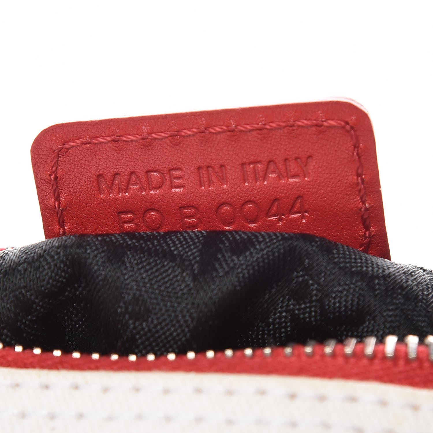 Christian Dior Canvas Hardcore Pierced Boston Black Red White 9 of 15