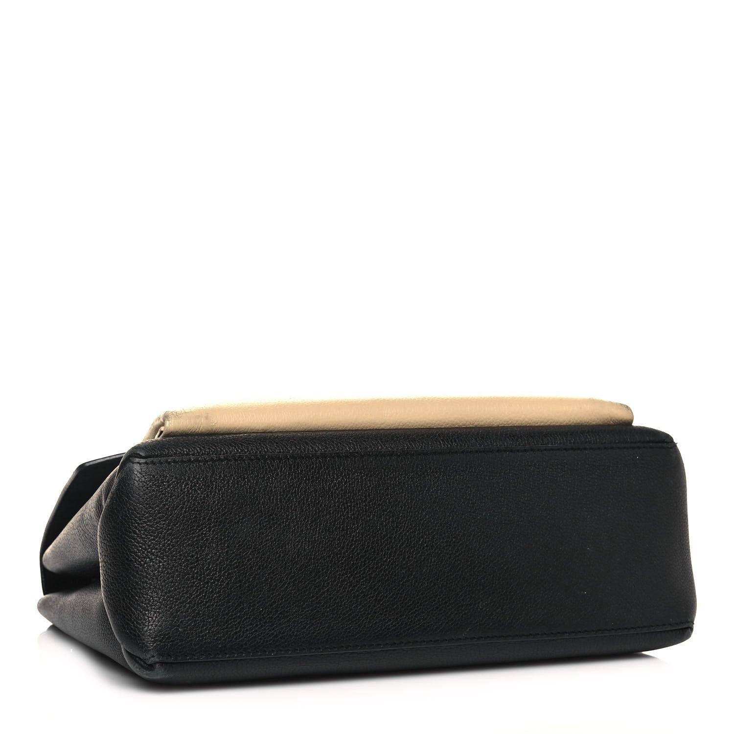 Louis Vuitton Soft Calfskin My Lockme Top Handle Vanille Black 4 of 22