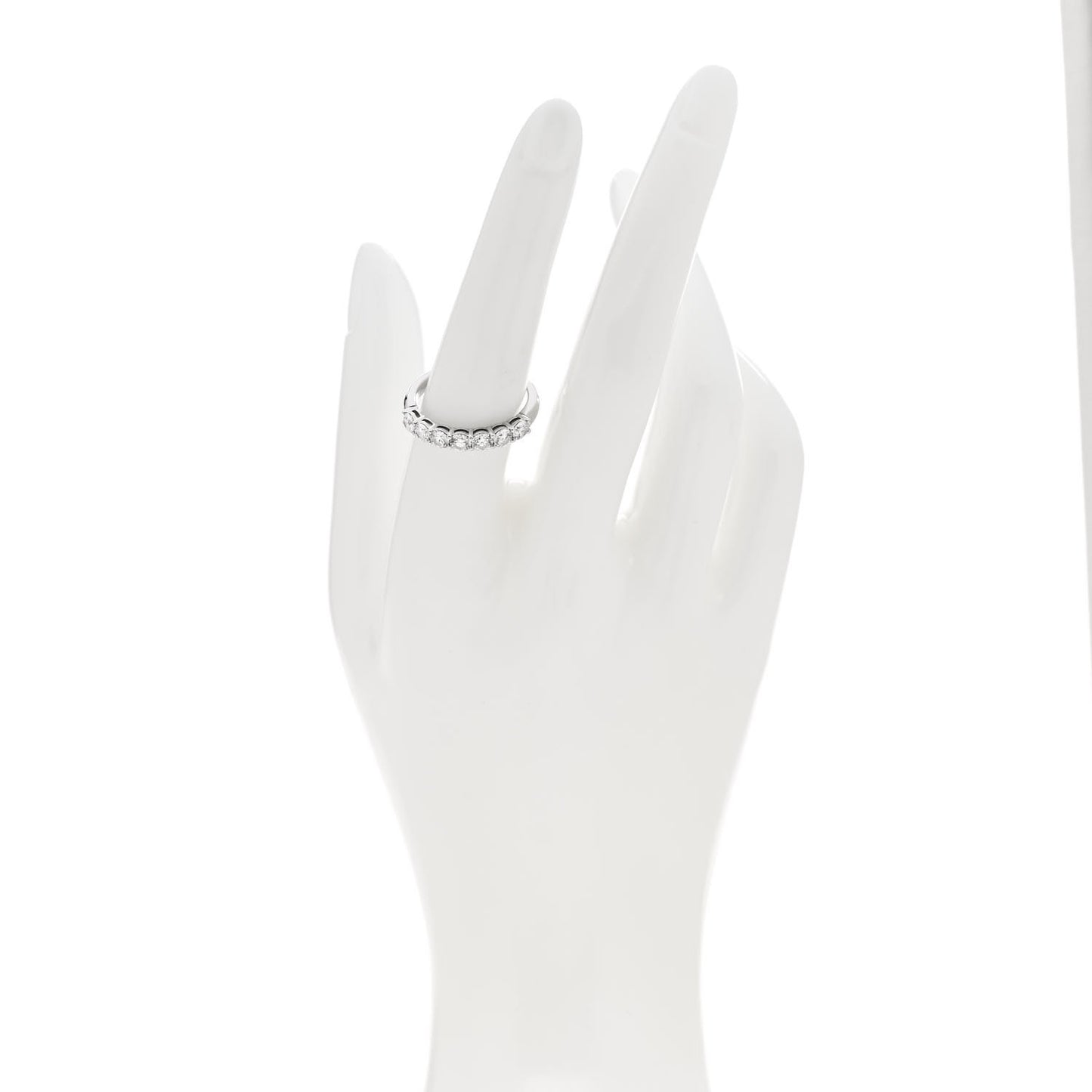 Platinum Diamond .91ctw 3.5mm Embrace Band Ring 56 7.5