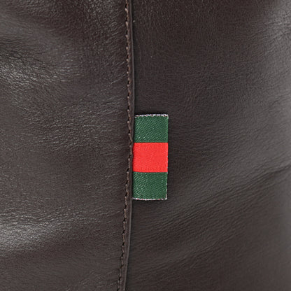 Gucci Calfskin Riding Boots 35.5 Brown 8 of 8