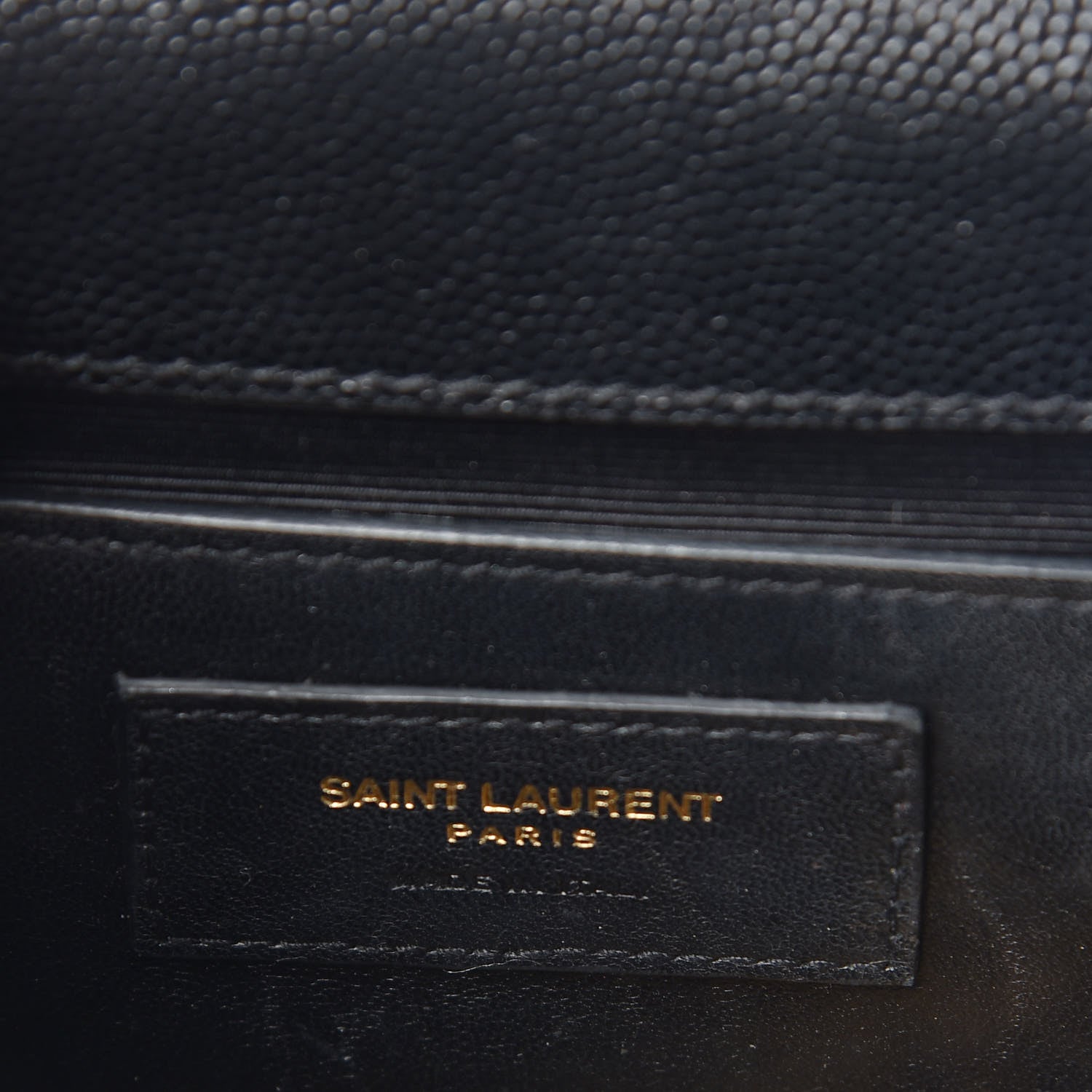 Saint Laurent Grain De Poudre Small Monogram Kate Satchel Black 7 of 9