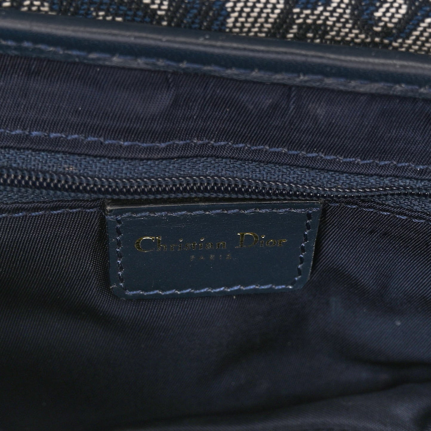 Monogram Saddle Bag Blue