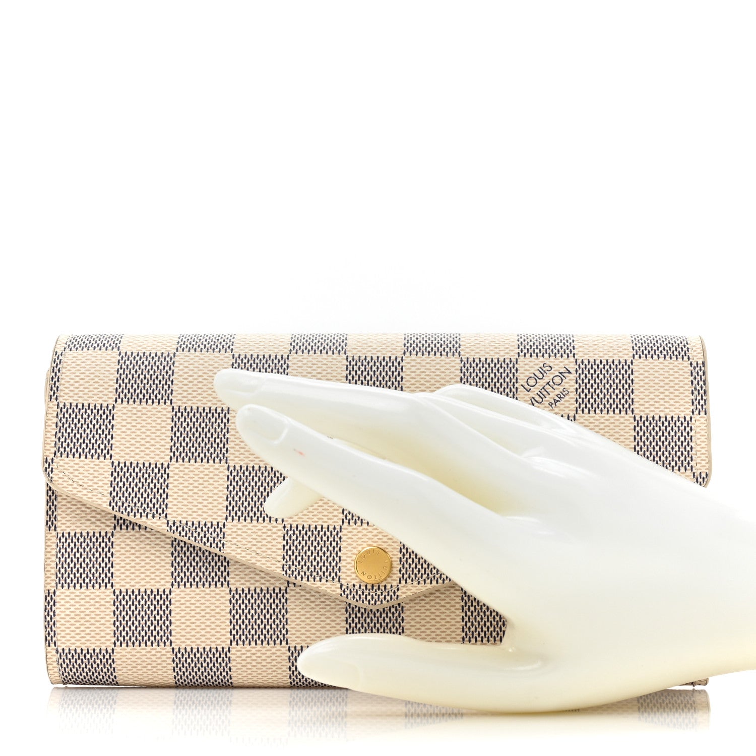 Louis Vuitton Damier Azur Sarah Wallet NM 2 of 14