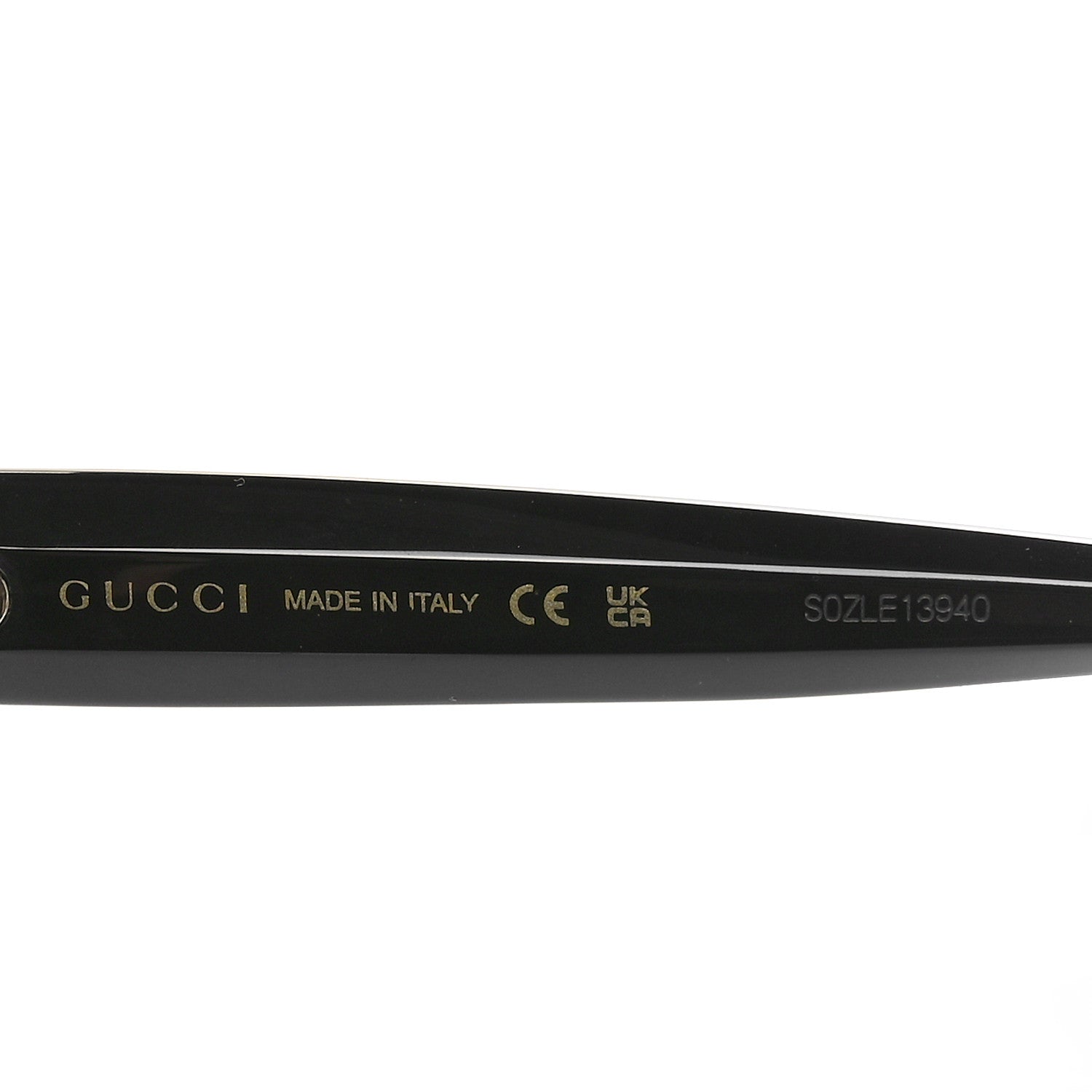 Gucci Round Frame Star Sunglasses GG0208S Black 5 of 7