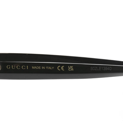 Gucci Round Frame Star Sunglasses GG0208S Black 5 of 7