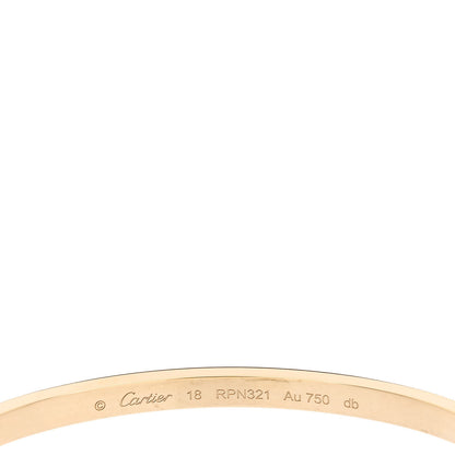 Cartier 18K Yellow Gold Small LOVE Bracelet 18 4 of 5