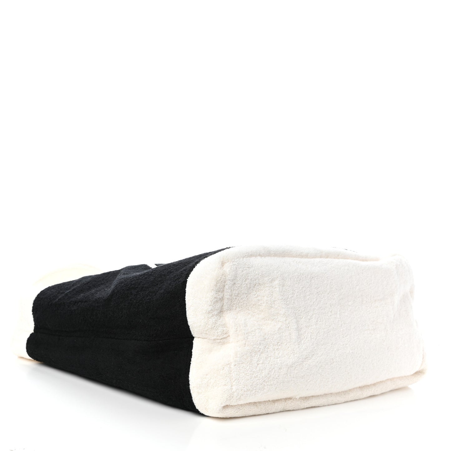 Terry Cotton CC Beach Tote Towel Set Black White