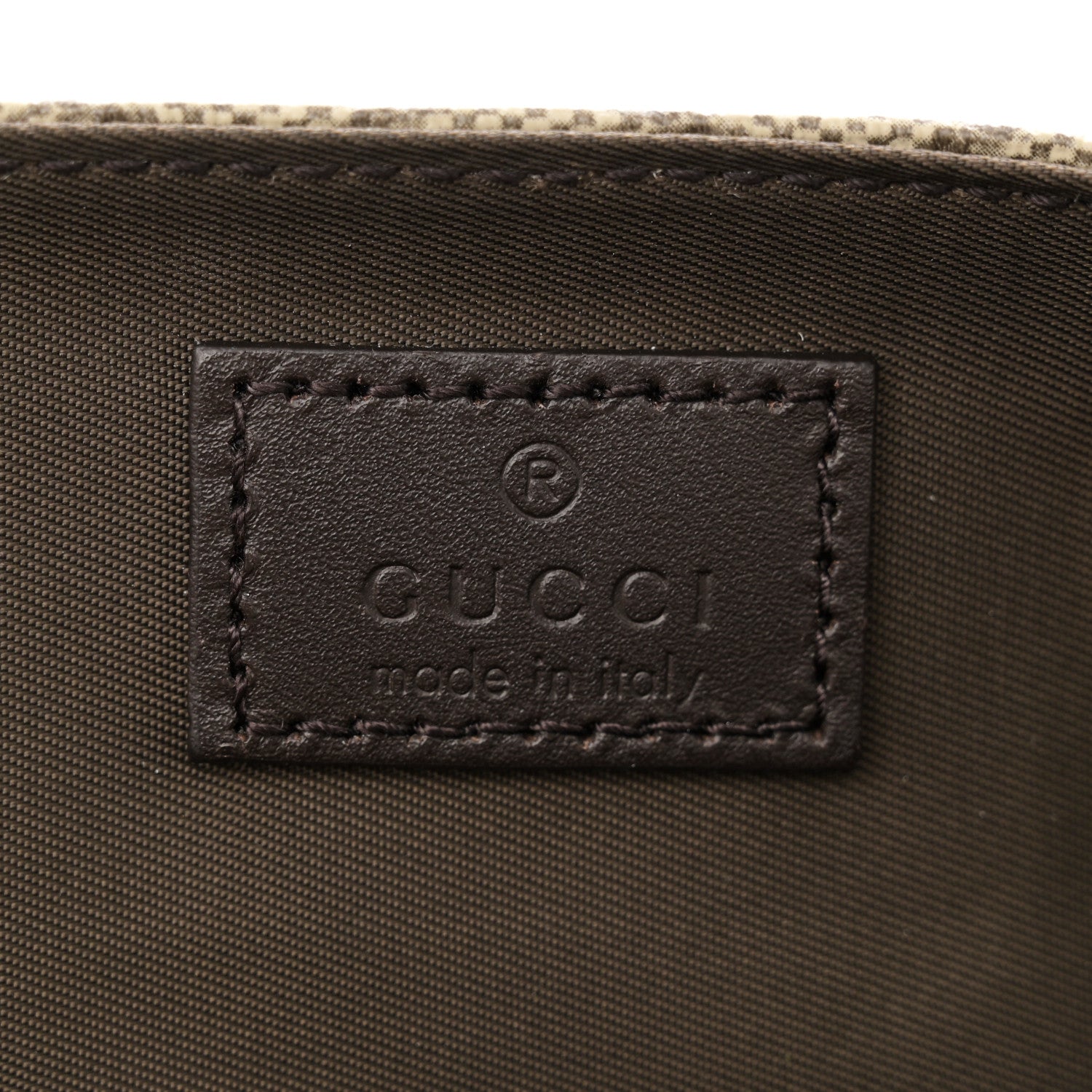 Gucci GG Plus Monogram Messenger Diaper Bag Dark Brown 6 of 12
