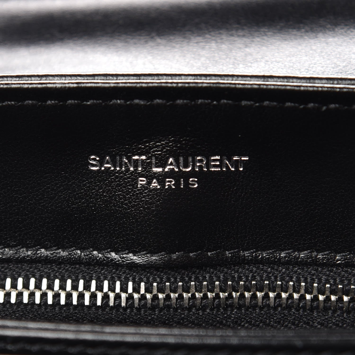 Saint Laurent Calfskin Y Quilted Monogram Toy Loulou Crossbody Bag Black 8 of 11