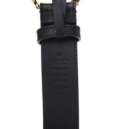 Gucci Calfskin Double G 30mm Belt 95 38 Black 6 of 7