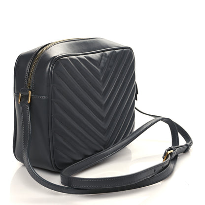 Saint Laurent Calfskin Matelasse Monogram Lou Camera Bag Dark Smog 3 of 10