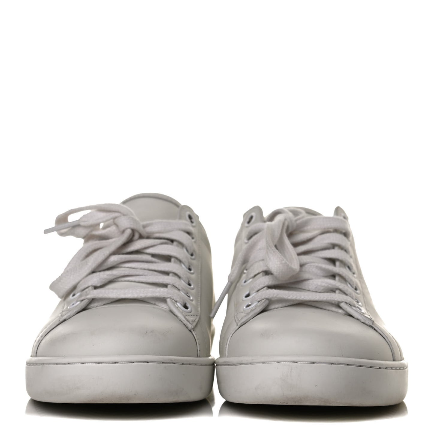 Calfskin Interlocking G Perforated Womens Ace Sneakers 39 White Grey Sky