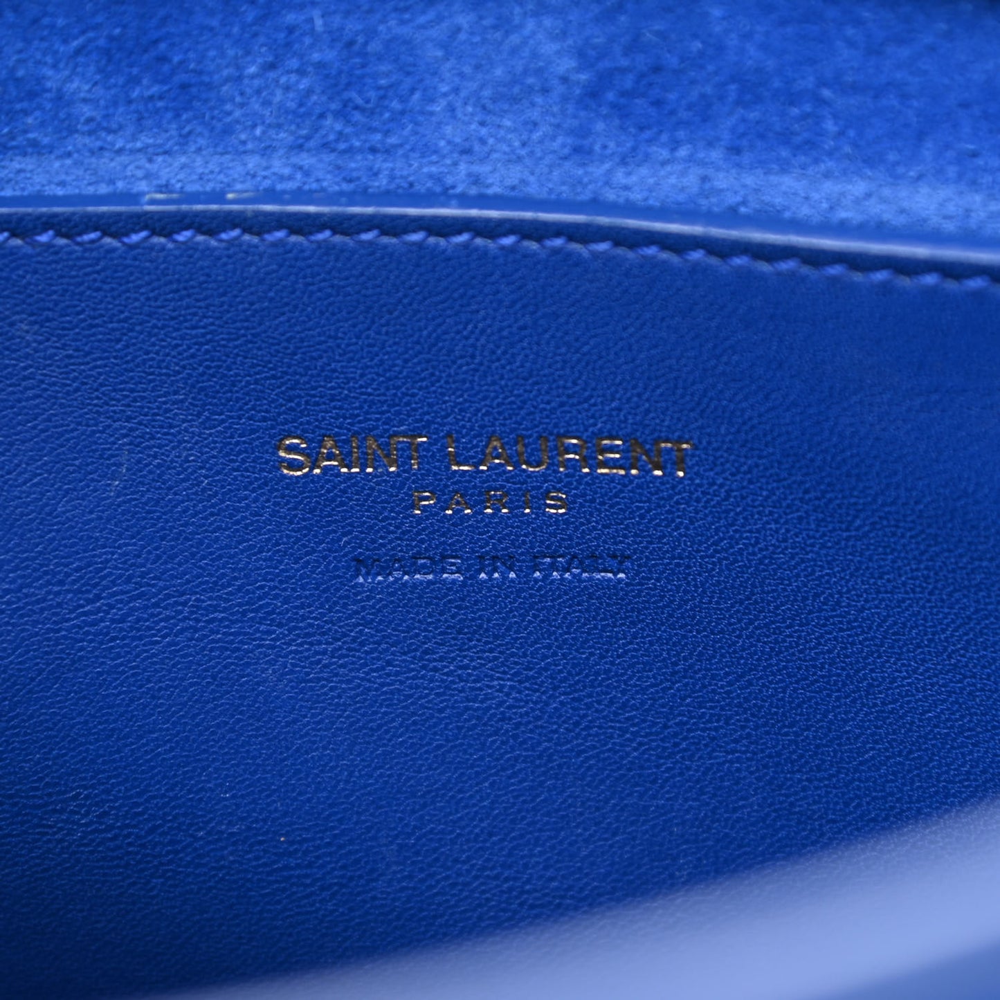 Calfskin Monogram Baby Cabas Blue