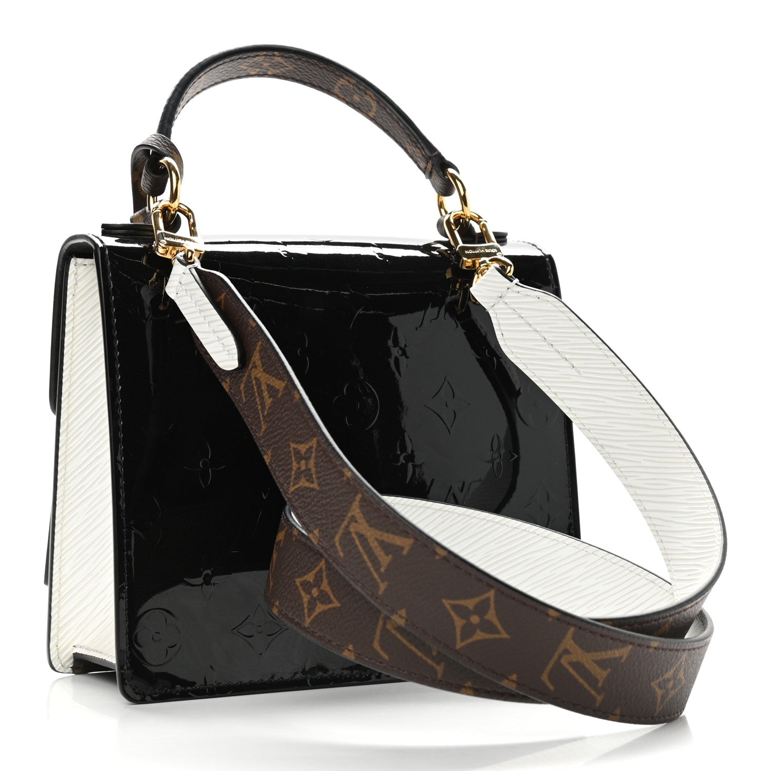 Louis Vuitton Vernis Epi Monogram Spring Street Black 3 of 8