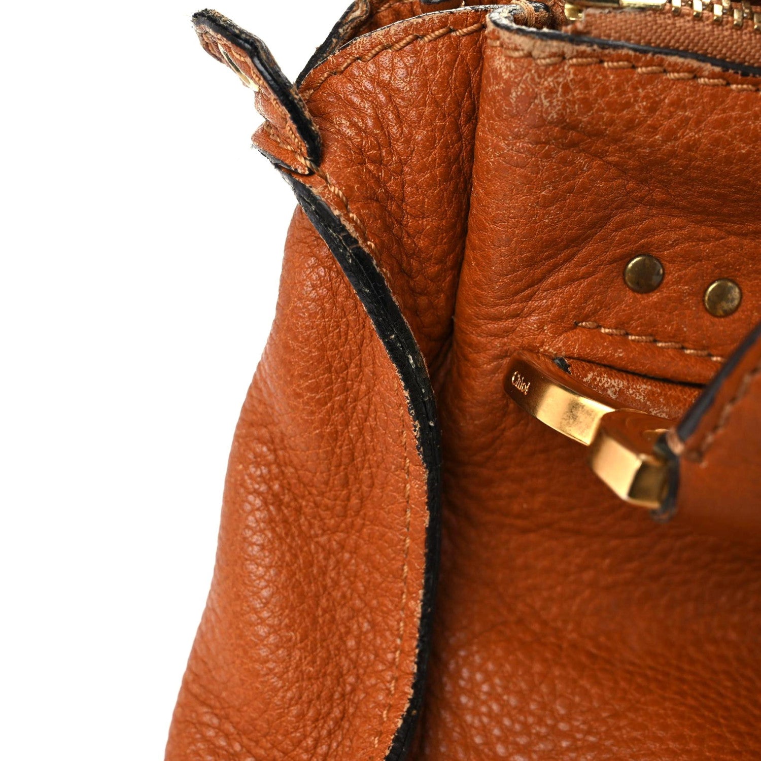 Chloe Calfskin Medium Marcie Satchel Tan 11 of 32