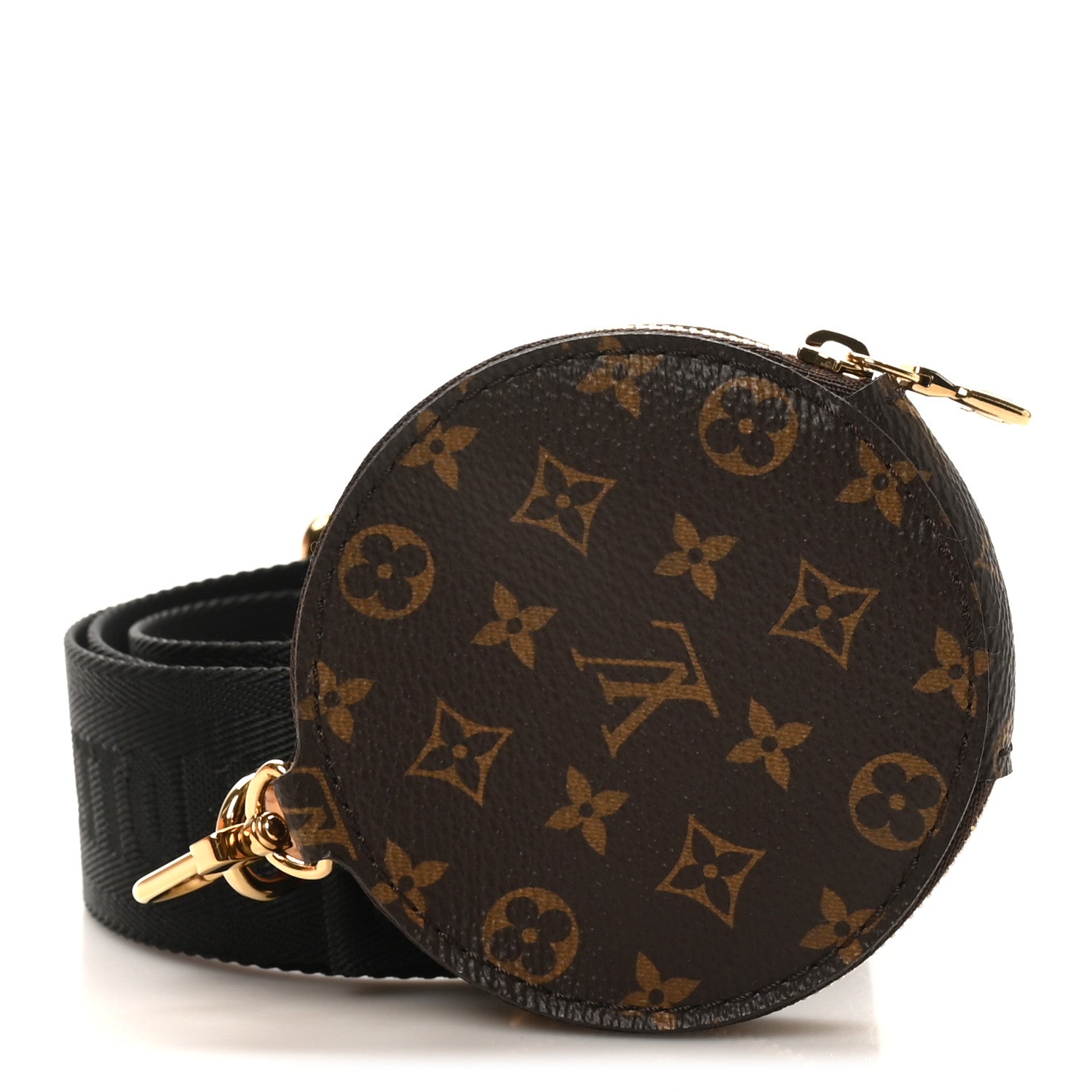 Louis Vuitton Monogram Multi Pochette Accessories Bandouliere Shoulder Strap Black 2 of 5