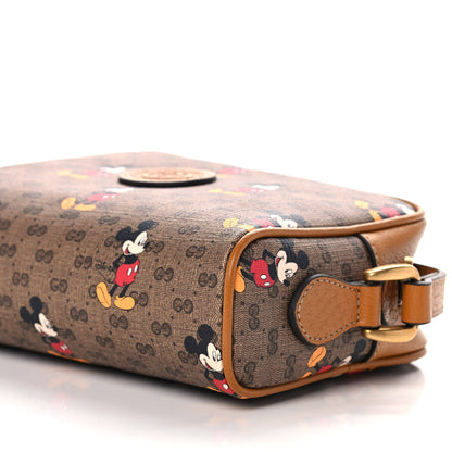 Gucci X DISNEY Mini Vintage GG Supreme Monogram Mickey Mouse Shoulder Bag Beige Vintage Sun Oil 10 of 10