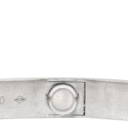 Cartier 18K White Gold 4 Diamond LOVE Bracelet 16 6 of 7