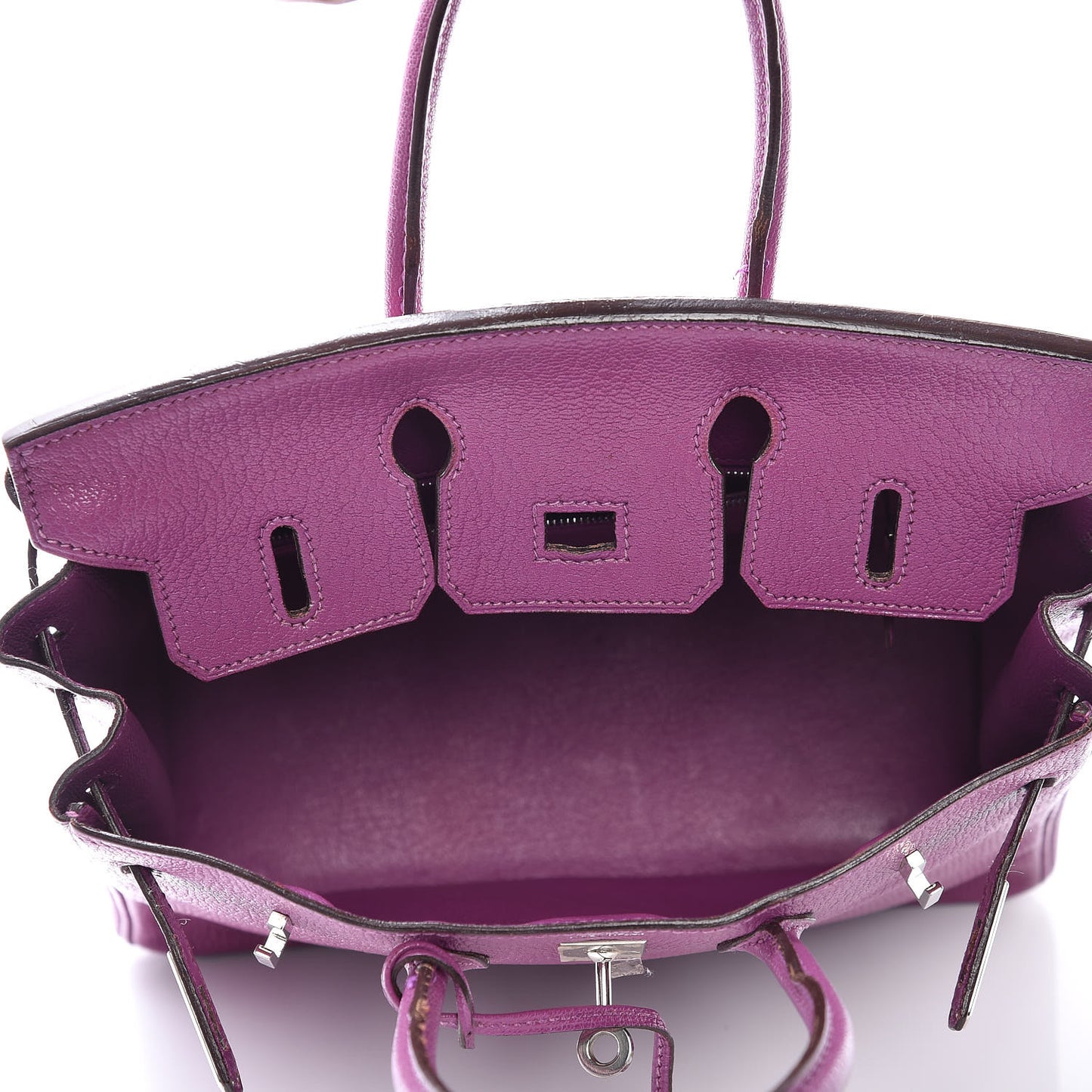 Chevre Mysore Birkin 25 Cyclamen